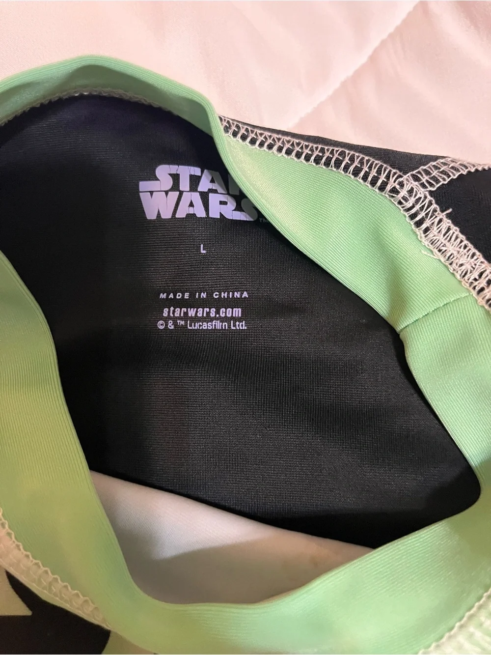 Boy’s Star Wars Mint and Black Rash Guard Pullover